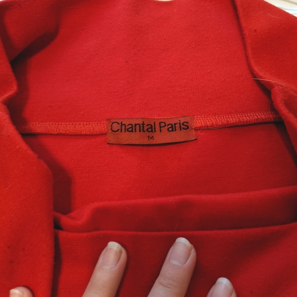 Red mini bodycon skirt - Picture 3 of 6